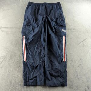 Vintage New England Patriots Pants Mens XL Blue Nylon NFL Football Game Day 90s